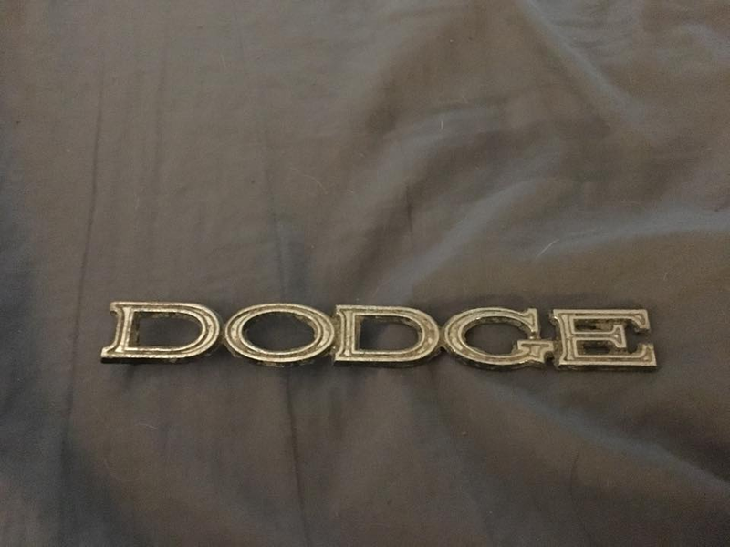 This badge is the only remnant of the car I have left.